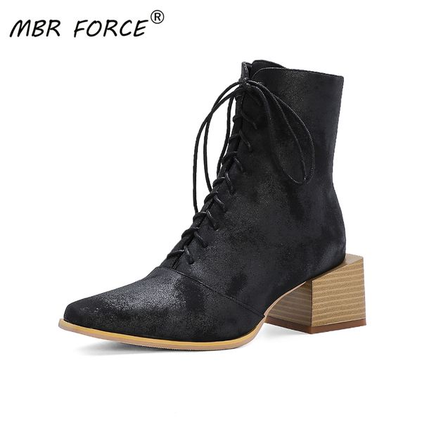 mbr force fashion ankle boots for women thick heel square toe shoes elegant woman lady botas mujer botte femme, Black
mbr force fashion ankle boots for women thick heel square toe shoes elegant woman lady botas mujer botte femme, Black