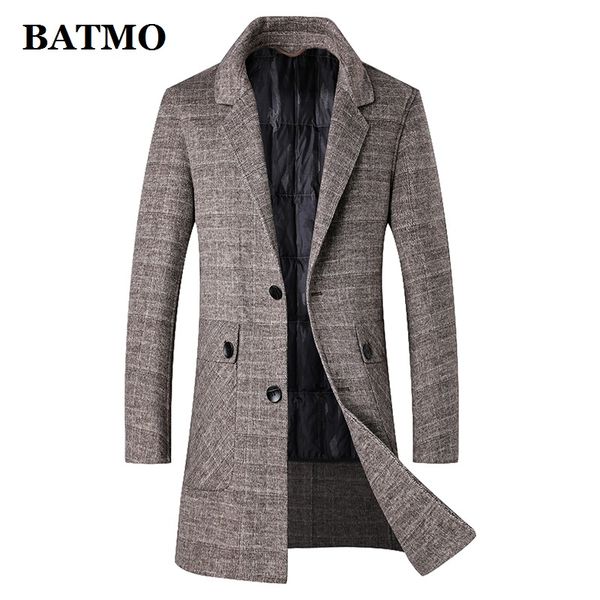 batmo new arrival winter 90% white duck down liner thicked wool trench coat men,men's wool jackets,men's warm coat 210, Black
batmo new arrival winter 90% white duck down liner thicked wool trench coat men,men's wool jackets,men's warm coat 210, Black