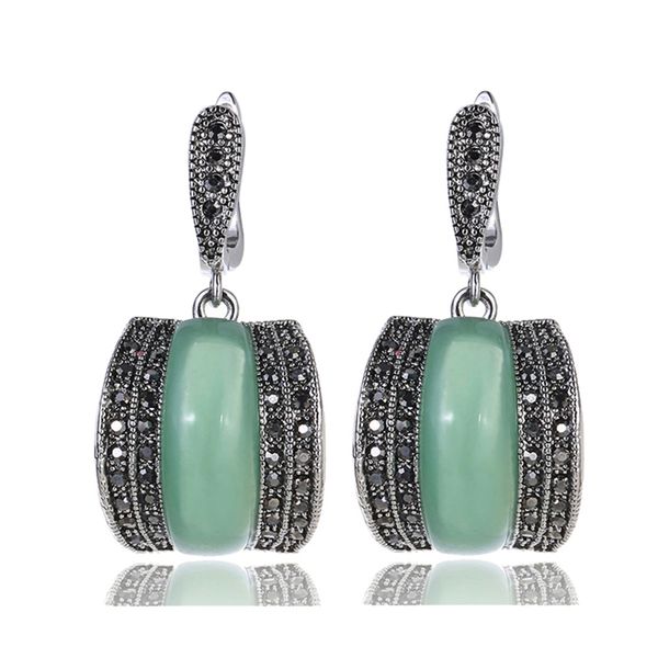 dangle & chandelier luxury geometric red black green stone earrings for women antique silver color rhinestone drop original
dangle & chandelier luxury geometric red black green stone earrings for women antique silver color rhinestone drop original