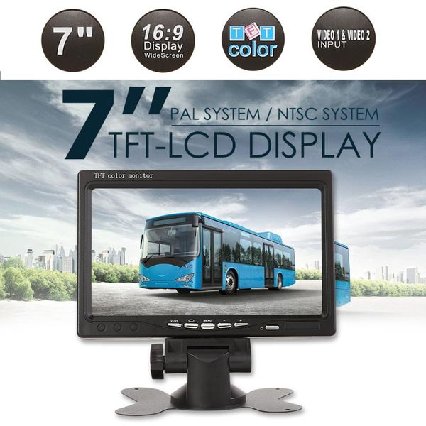 car monitor 7 inch tft lcd screen monitor 2 way video input pal/ntsc for car rearview home security surveillance camera
car monitor 7 inch tft lcd screen monitor 2 way video input pal/ntsc for car rearview home security surveillance camera