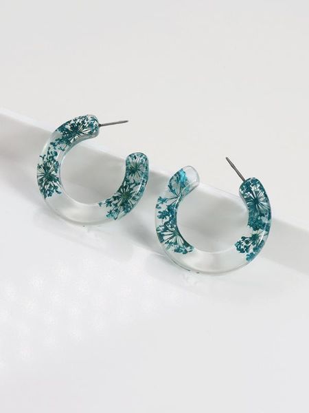hoop & huggie romantic resin real flower earrings ear stud for women girl fashion jewelry, Golden;silver
hoop & huggie romantic resin real flower earrings ear stud for women girl fashion jewelry, Golden;silver