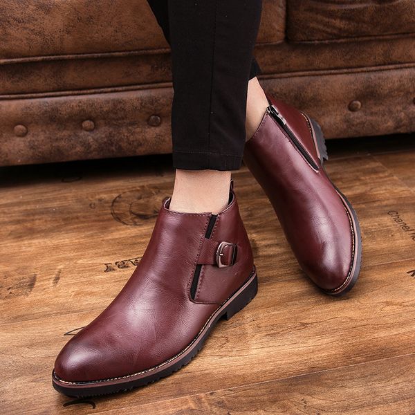 boots cimim brand outdoor casual men retro leather winter fashion keep warm ankle italy comfortable luxury work, Black
boots cimim brand outdoor casual men retro leather winter fashion keep warm ankle italy comfortable luxury work, Black