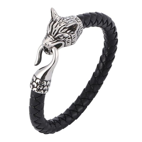 charm bracelets bracelet fashion wolf's head leather woven rope simple and elegant accessories grade delicate high quality, Golden;silver
charm bracelets bracelet fashion wolf's head leather woven rope simple and elegant accessories grade delicate high quality, Golden;silver
