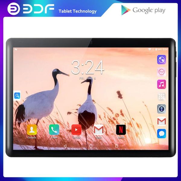 

bdf new 10.1 inch quad core android 7.0 tablet pc google play phone call 1gb+32gb 3g dual sim card 1280x800 display gps tab