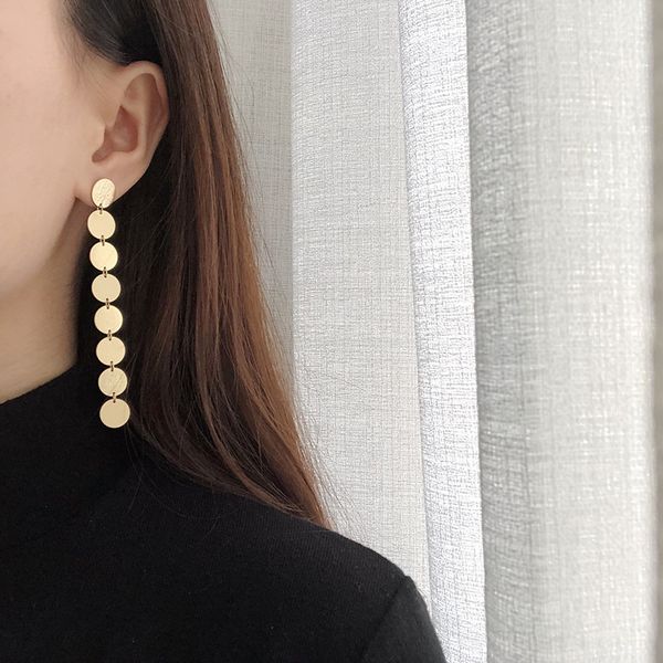amaiyllis 14k gold coins tassel earrings women gold color long dangle earrings bohemia jewelry statement, Silver
amaiyllis 14k gold coins tassel earrings women gold color long dangle earrings bohemia jewelry statement, Silver