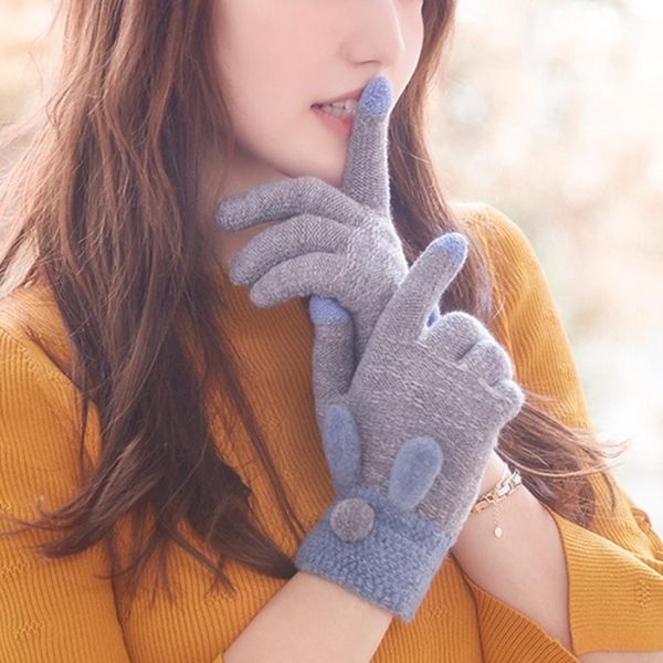 five fingers gloves tactical full finger knitted warm winter women mittens heated plus velvet outdoor sport gloves#4, Blue;gray
five fingers gloves tactical full finger knitted warm winter women mittens heated plus velvet outdoor sport gloves#4, Blue;gray