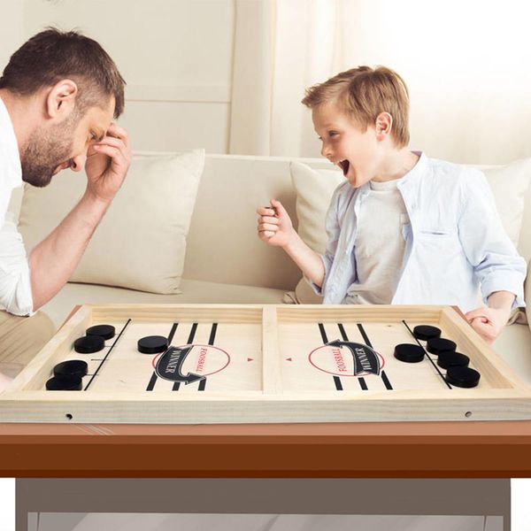 wooden foosball winner portable slingpuck board game parent-child interactive chess deskice hockey for kid birthday gift
wooden foosball winner portable slingpuck board game parent-child interactive chess deskice hockey for kid birthday gift