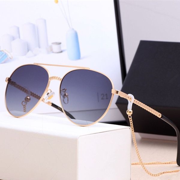 2020 fashion polarized sunglasses lens uv400 metal frame glasses for women men with brand and chain, White;black
2020 fashion polarized sunglasses lens uv400 metal frame glasses for women men with brand and chain, White;black