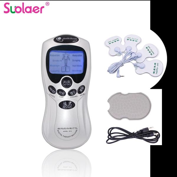 dropshipping tens acupuncture body digital electric massager therapy machine for back neck foot leg pain relief health care 4pad
dropshipping tens acupuncture body digital electric massager therapy machine for back neck foot leg pain relief health care 4pad
