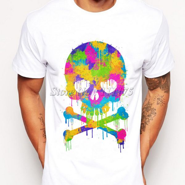 2019 men fashion watercolor skull design t shirt novelty graffiti gentleman custom printed short sleeve tees
2019 men fashion watercolor skull design t shirt novelty graffiti gentleman custom printed short sleeve tees