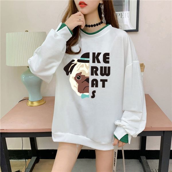 a7286535 cotton 2020 autumn clothing large size sweater sweaterwomen's clothing cartoon fake two-piece pullover loose plus size sweater, Black
a7286535 cotton 2020 autumn clothing large size sweater sweaterwomen's clothing cartoon fake two-piece pullover loose plus size sweater, Black