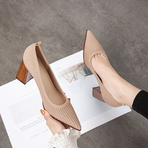 2020 new mesh breathable high-heels high-quality fabric shallow pointed toe party summer high-heel womens shoes zapatillas mujer, Black
2020 new mesh breathable high-heels high-quality fabric shallow pointed toe party summer high-heel womens shoes zapatillas mujer, Black