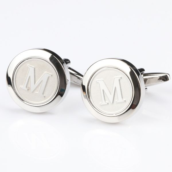 mens classic silver initial cufflinks alphabet letter cufflinks formal business wedding shirts a-r, Silver;golden
mens classic silver initial cufflinks alphabet letter cufflinks formal business wedding shirts a-r, Silver;golden