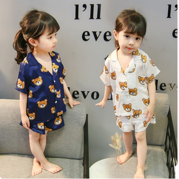 baby boys girls pajamas cartoon bear printed children clothing sets short sleeve kids blouse +shorts sleepwear 3 -4t a0046, White
baby boys girls pajamas cartoon bear printed children clothing sets short sleeve kids blouse +shorts sleepwear 3 -4t a0046, White