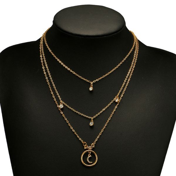 chokers women simple personality bohemian jewelry geometric drop double horn crescent necklace, Golden;silver
chokers women simple personality bohemian jewelry geometric drop double horn crescent necklace, Golden;silver