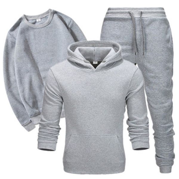 man sports three-piece suit fashion occident trend long sleeve hoodies sweatshirt trousers sets designer male round neck tracksuits, Gray
man sports three-piece suit fashion occident trend long sleeve hoodies sweatshirt trousers sets designer male round neck tracksuits, Gray