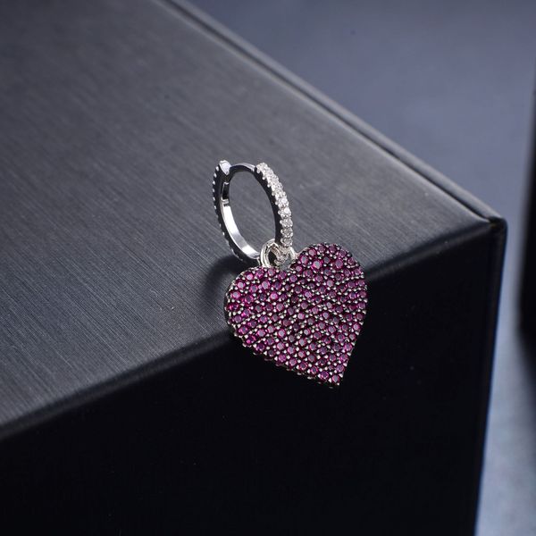 s925 sterling silver inlaid with red diamonds love peach blossom single earrings earrings red mesh, the same jewelry
s925 sterling silver inlaid with red diamonds love peach blossom single earrings earrings red mesh, the same jewelry