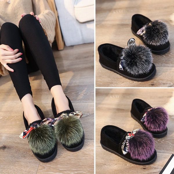office cute autumn woolen slippers women's winter new flats outerwear cotton slippers fashion student warm loafers, Black
office cute autumn woolen slippers women's winter new flats outerwear cotton slippers fashion student warm loafers, Black