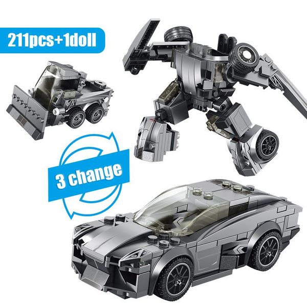 city creator mechanical deformation robot racing vehicle model building blocks technic sports car bricks toys for children boys jllehy
city creator mechanical deformation robot racing vehicle model building blocks technic sports car bricks toys for children boys jllehy