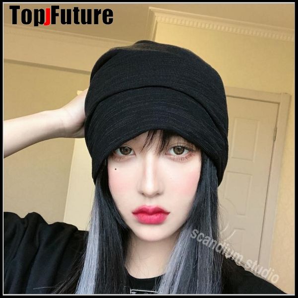 beanie/skull caps japanese cotton pleated hat thin scarf korean women girl lolita harajuku, Blue;gray
beanie/skull caps japanese cotton pleated hat thin scarf korean women girl lolita harajuku, Blue;gray