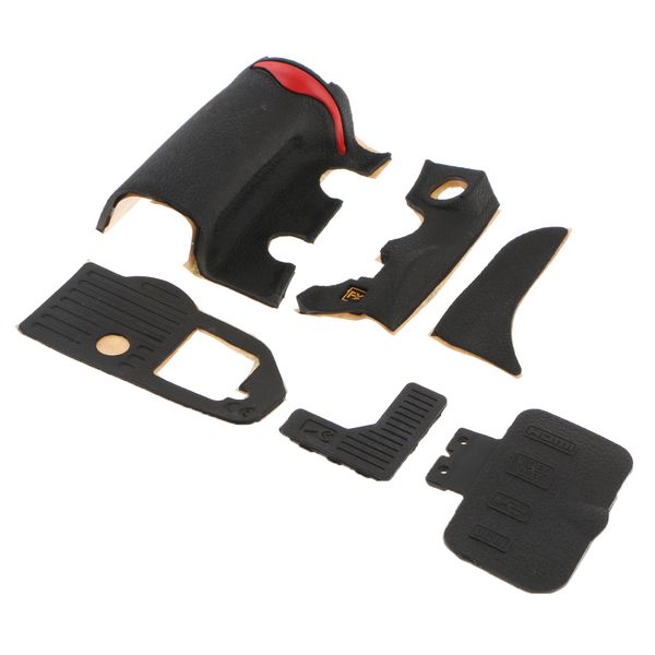 6 pieces grip rubber unit repair part for nikon d700 front/rear/side cover - black
6 pieces grip rubber unit repair part for nikon d700 front/rear/side cover - black