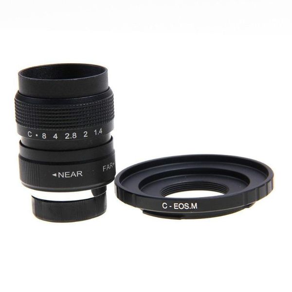 25mm f1.4 cctv movie lens+c mount to canon eos m m2 m3 m5 m6 m10 mirrorless camera
25mm f1.4 cctv movie lens+c mount to canon eos m m2 m3 m5 m6 m10 mirrorless camera
