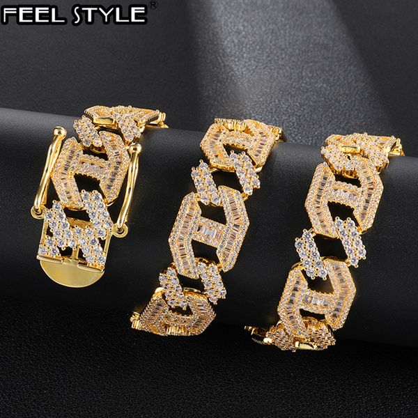 15mm heavy miami baguette zircon iced out cuban link necklace cz prong setting necklaces hip hop jewelry 18'' 24, Silver
15mm heavy miami baguette zircon iced out cuban link necklace cz prong setting necklaces hip hop jewelry 18'' 24, Silver