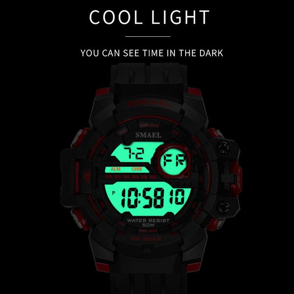 smael men digital mens quartz led sport waterproof watches automatic mechanical watch wristwatches ucwax, Slivery;brown
smael men digital mens quartz led sport waterproof watches automatic mechanical watch wristwatches ucwax, Slivery;brown