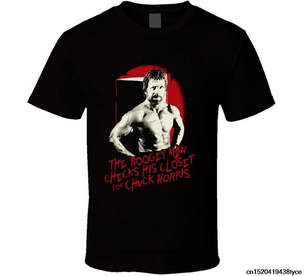 chuck norris boogeyman fact funny t shirt