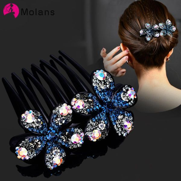 hair accessories molans crystal plate comb korea card elegant rhinestones ball head seven teeth flower combs
hair accessories molans crystal plate comb korea card elegant rhinestones ball head seven teeth flower combs