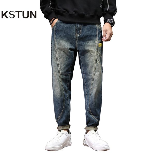 men's jeans kstun men harem loose fit streetwear blue baggy for casual denim pants man oversize cowboy 40 42
men's jeans kstun men harem loose fit streetwear blue baggy for casual denim pants man oversize cowboy 40 42
