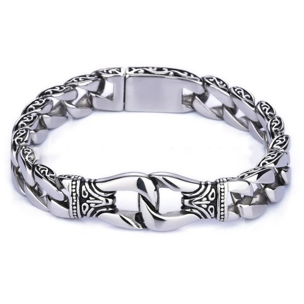 fashion new stainless steel charm bracelet men vintage totem mens bracelets 2020 cool male jewelry jewellery armband, Black
fashion new stainless steel charm bracelet men vintage totem mens bracelets 2020 cool male jewelry jewellery armband, Black