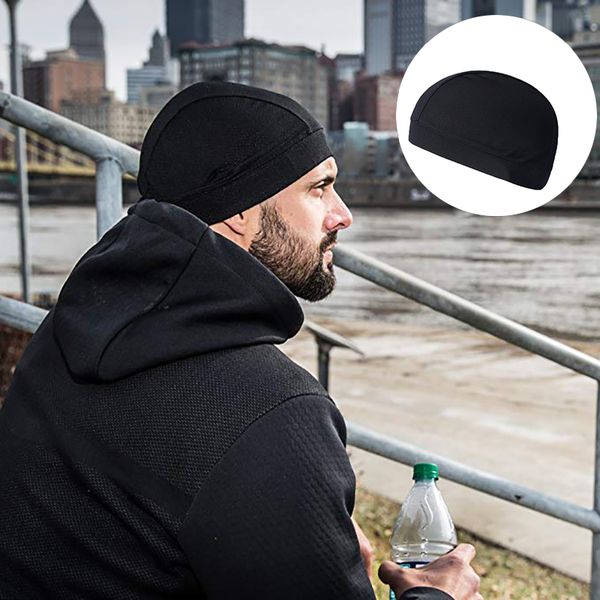 wolface mesh cycling inner hat comfortable breathable anti-sweat hat thin outdoor bicycle riding racing under helmet lining caps, Black
wolface mesh cycling inner hat comfortable breathable anti-sweat hat thin outdoor bicycle riding racing under helmet lining caps, Black