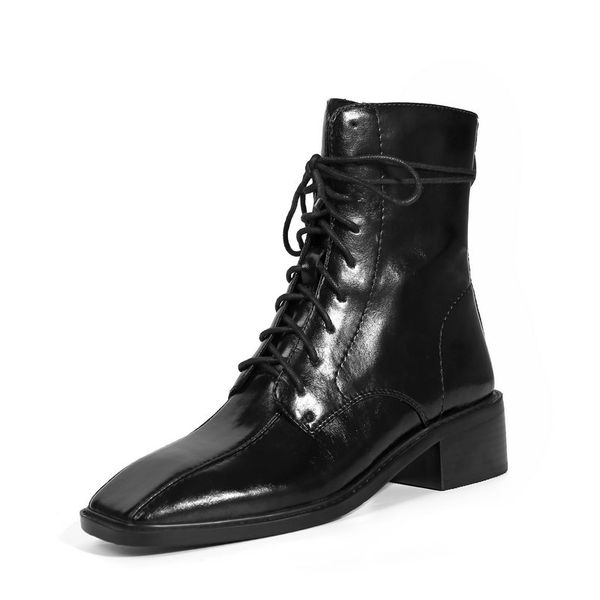 2021 new autumn winter shoes woman genuine leather elegant female ankle boots cross tied party casual shoes woman, Black
2021 new autumn winter shoes woman genuine leather elegant female ankle boots cross tied party casual shoes woman, Black