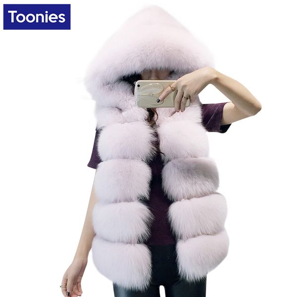 women's fur & faux coats women fashion thicken sleeveless vest 5 colors hooded streetwear waistcoat, Black
women's fur & faux coats women fashion thicken sleeveless vest 5 colors hooded streetwear waistcoat, Black
