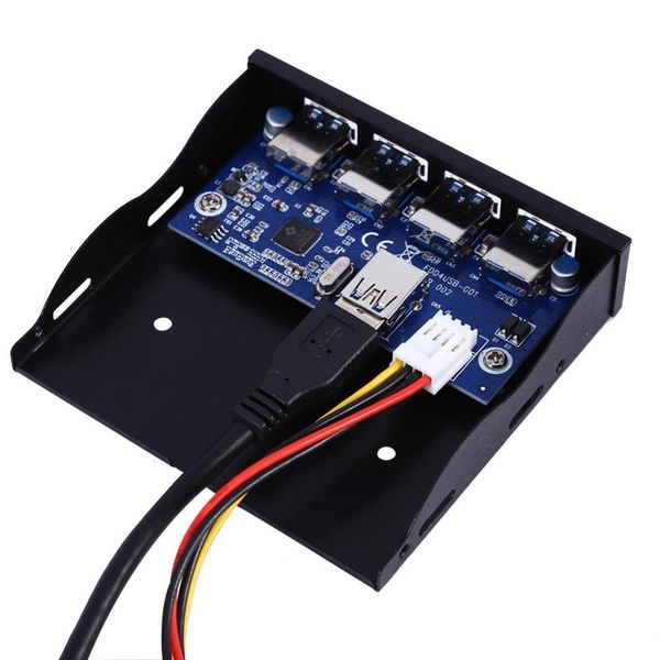 4 ports usb 3.0 metal floppy bay front panel hub expansion sata power connector adapter
4 ports usb 3.0 metal floppy bay front panel hub expansion sata power connector adapter