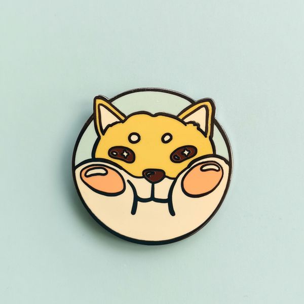 kawaii chubby puppy hard enamel pin fashion cartoons animal black brooch hachis japanese akita badge gifts for dog lovers, Gray
kawaii chubby puppy hard enamel pin fashion cartoons animal black brooch hachis japanese akita badge gifts for dog lovers, Gray