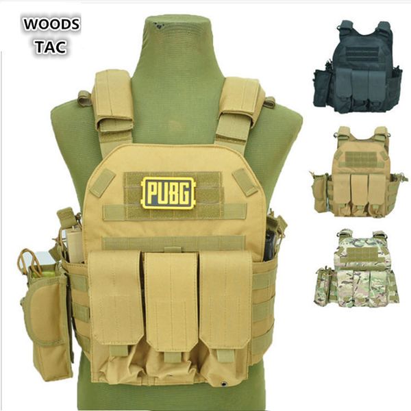 hunting jackets lbt style tactical vest plate carrier w 3 pouches army gear armor harness, Camo;black
hunting jackets lbt style tactical vest plate carrier w 3 pouches army gear armor harness, Camo;black