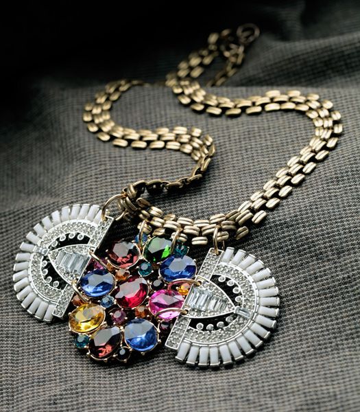 environmental new women crystal pendants necklaces for women elegant gold color vintage necklaces wholesale, Silver
environmental new women crystal pendants necklaces for women elegant gold color vintage necklaces wholesale, Silver