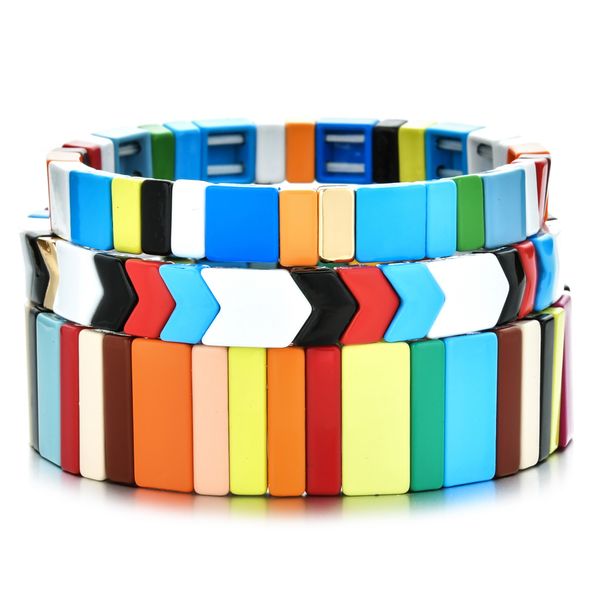 zmzy enamel rainbow beaded tile bracelet insta boho chic armband stretch friendship bracelet jewelry pulsera for women jewelry y200918, Black
zmzy enamel rainbow beaded tile bracelet insta boho chic armband stretch friendship bracelet jewelry pulsera for women jewelry y200918, Black