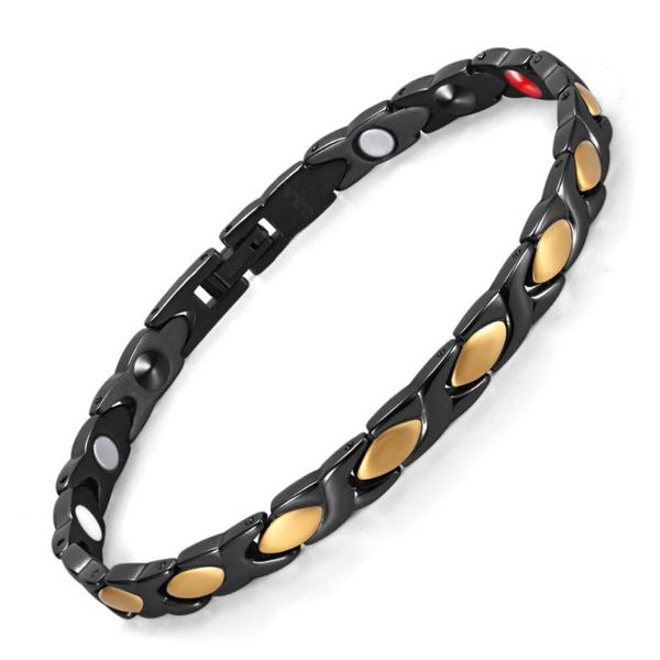 new stainless steel bracelets & bangles women magnetic bracelet health bracelets for female trendy bangle jewelry, Black
new stainless steel bracelets & bangles women magnetic bracelet health bracelets for female trendy bangle jewelry, Black