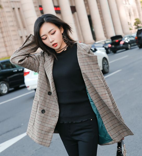 chic небольшой костюм куртка женщин свободный корейский стиль куртка jacket2019 весной и осенью новый плед костюм корейских ins mhlo0, Black;gray
chic небольшой костюм куртка женщин свободный корейский стиль куртка jacket2019 весной и осенью новый плед костюм корейских ins mhlo0, Black;gray