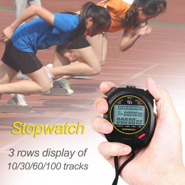 Handheld Lcd Chronograph Sports Satch Outdoor Sports Running Chronograph Swatch