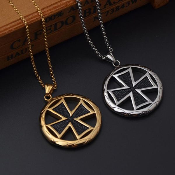 stainless steel punk rock round cross pendant necklace heavy cross necklaces jewelry with 60cm chain, Silver
stainless steel punk rock round cross pendant necklace heavy cross necklaces jewelry with 60cm chain, Silver