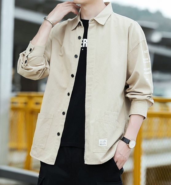 selling 2020 autumn new men long-sleeved shirt european american casual business shirt simple fashion comfortable trend printing shirt, White;black
selling 2020 autumn new men long-sleeved shirt european american casual business shirt simple fashion comfortable trend printing shirt, White;black