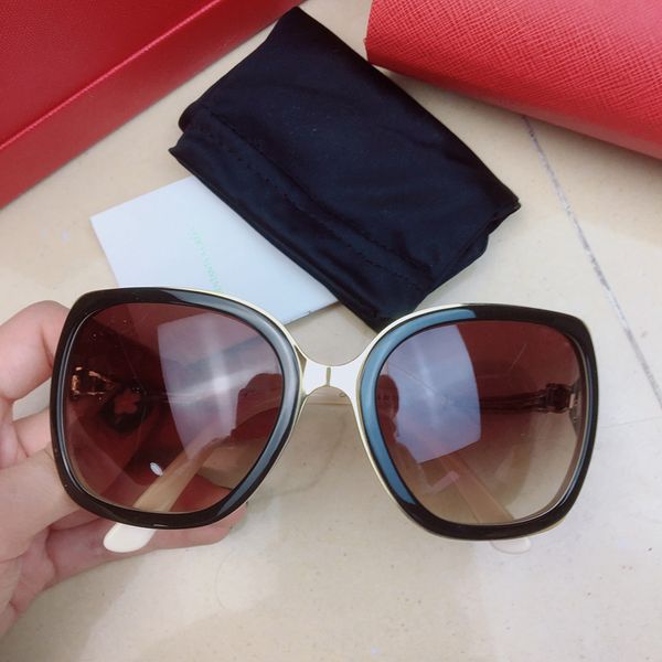 women's sunglasses ca0659s square large frame black frame beige background inlay diamond glasses gradient lenses anti-uv400, White;black
women's sunglasses ca0659s square large frame black frame beige background inlay diamond glasses gradient lenses anti-uv400, White;black