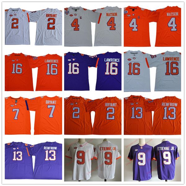 customize ncaa clemson tigers kelly bryant travis etienne jr. hunter renfrow deshaun watson trevor lawrence football jerseys any name s-5xl, Black
customize ncaa clemson tigers kelly bryant travis etienne jr. hunter renfrow deshaun watson trevor lawrence football jerseys any name s-5xl, Black
