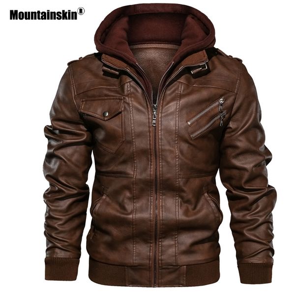 mountainskin новые мужские куртки осень повседневный мотоцикла pu куртка байкер кожа пальто марка одежды eu размер sa722, Black
mountainskin новые мужские куртки осень повседневный мотоцикла pu куртка байкер кожа пальто марка одежды eu размер sa722, Black
