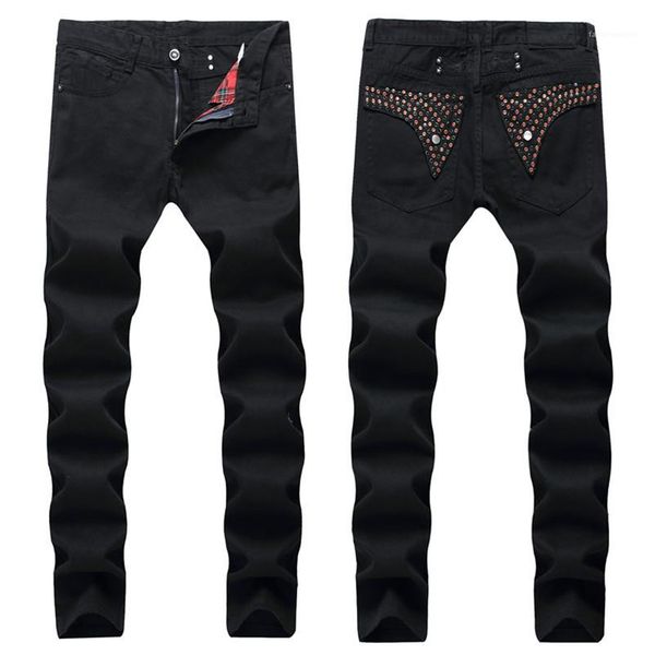 jeans fashion panelled regular straight zipper fly mens jeans casual high male clothing rhinestone mens designer, Blue
jeans fashion panelled regular straight zipper fly mens jeans casual high male clothing rhinestone mens designer, Blue