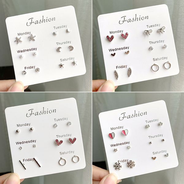wholesale-seafood style 6 pairs per set earring stud set women cute style korean model earring stud, Golden;silver
wholesale-seafood style 6 pairs per set earring stud set women cute style korean model earring stud, Golden;silver